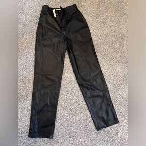 Madewell leather pants